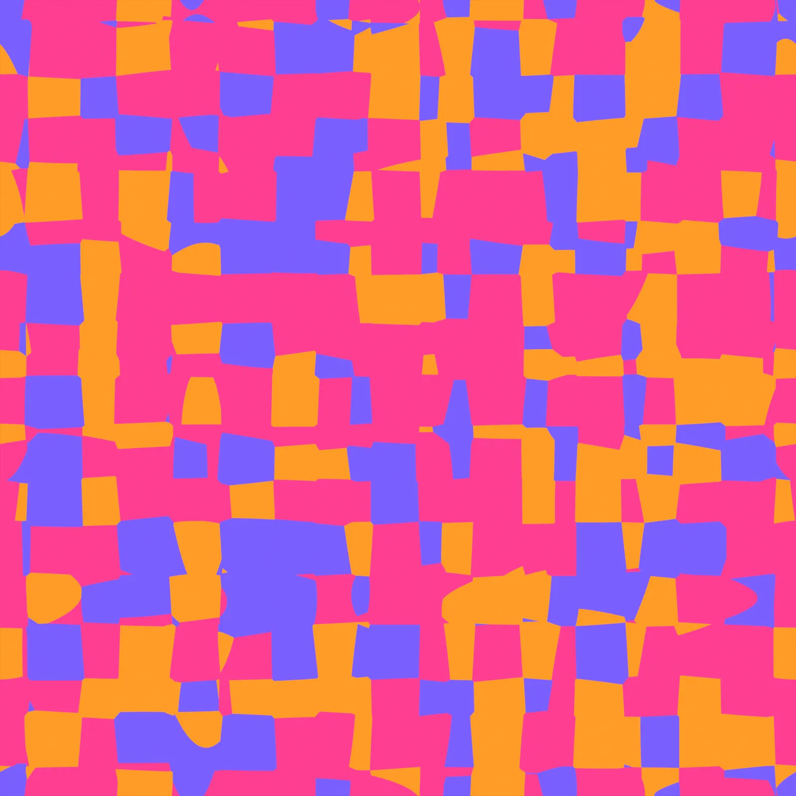 Interlocking geometric tessellation. Rendered in Blender and finished for print-scale detail.