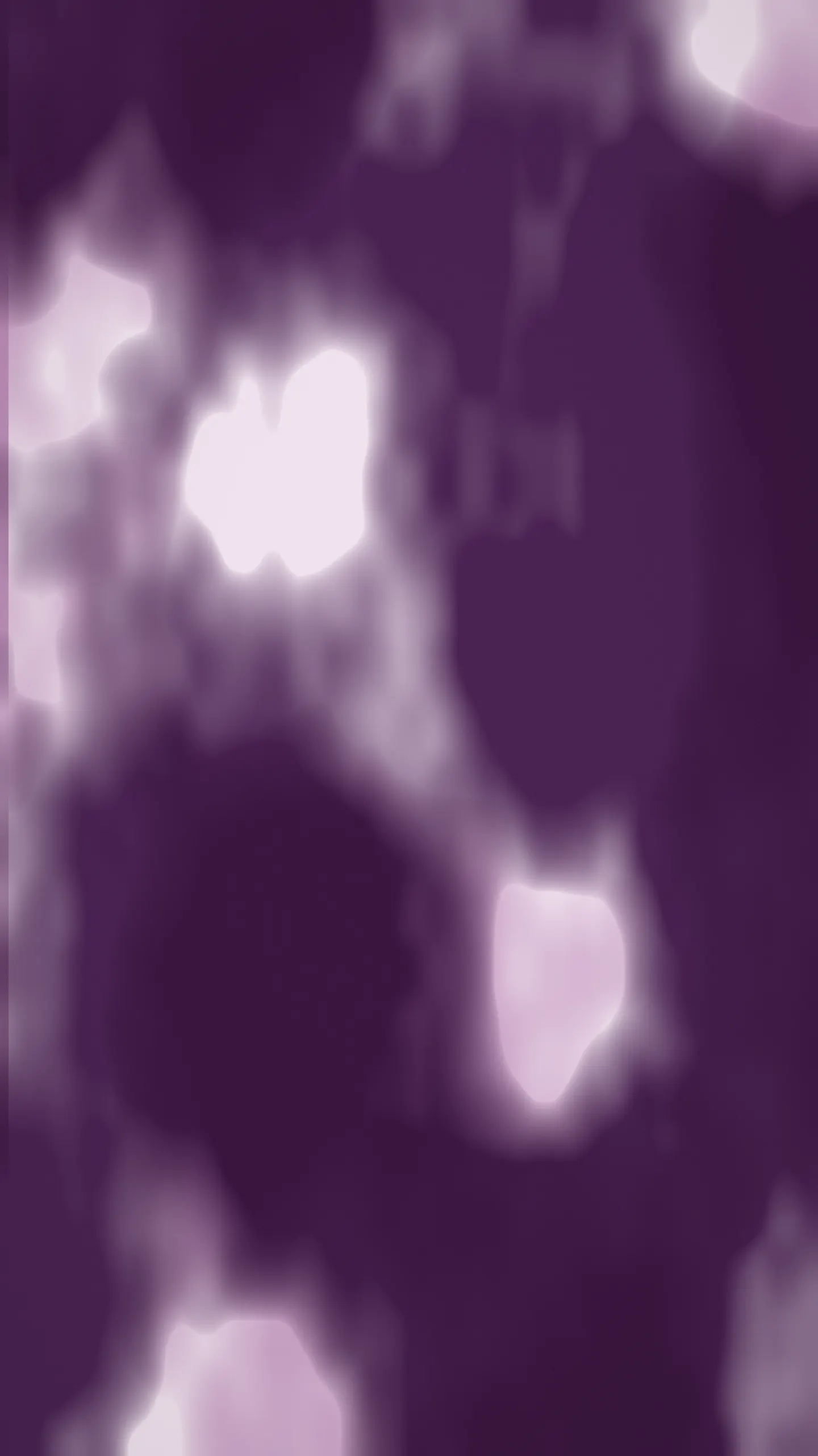 A wallpaper of plum risograph bloom — clean enough to live behind your icons, and rendered in Generative.