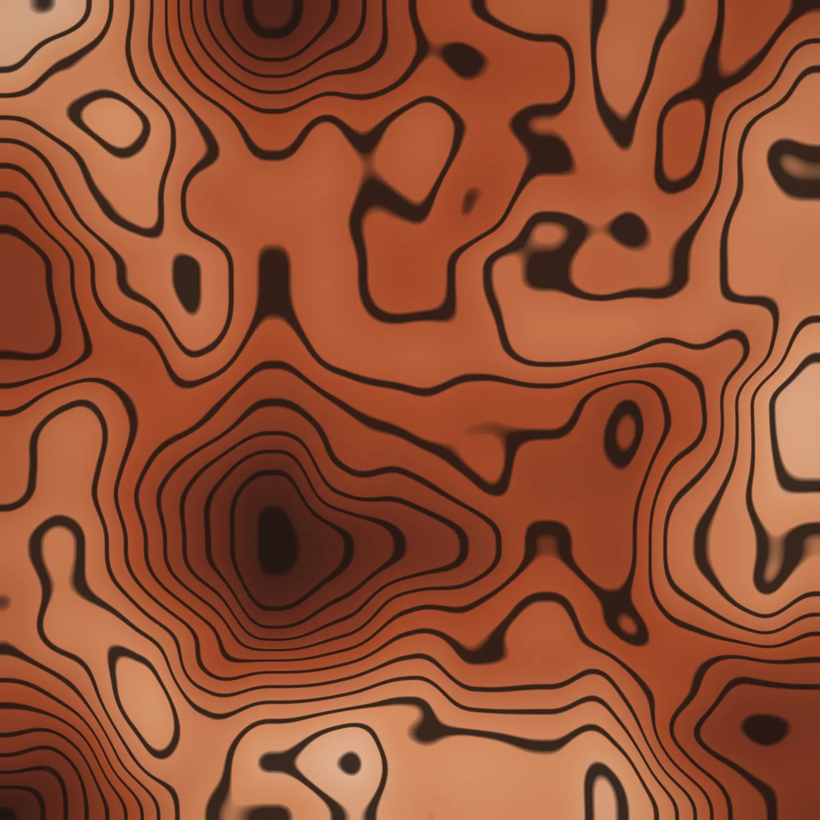 Rust terrain contours, captured as a repeating pattern in Generative.