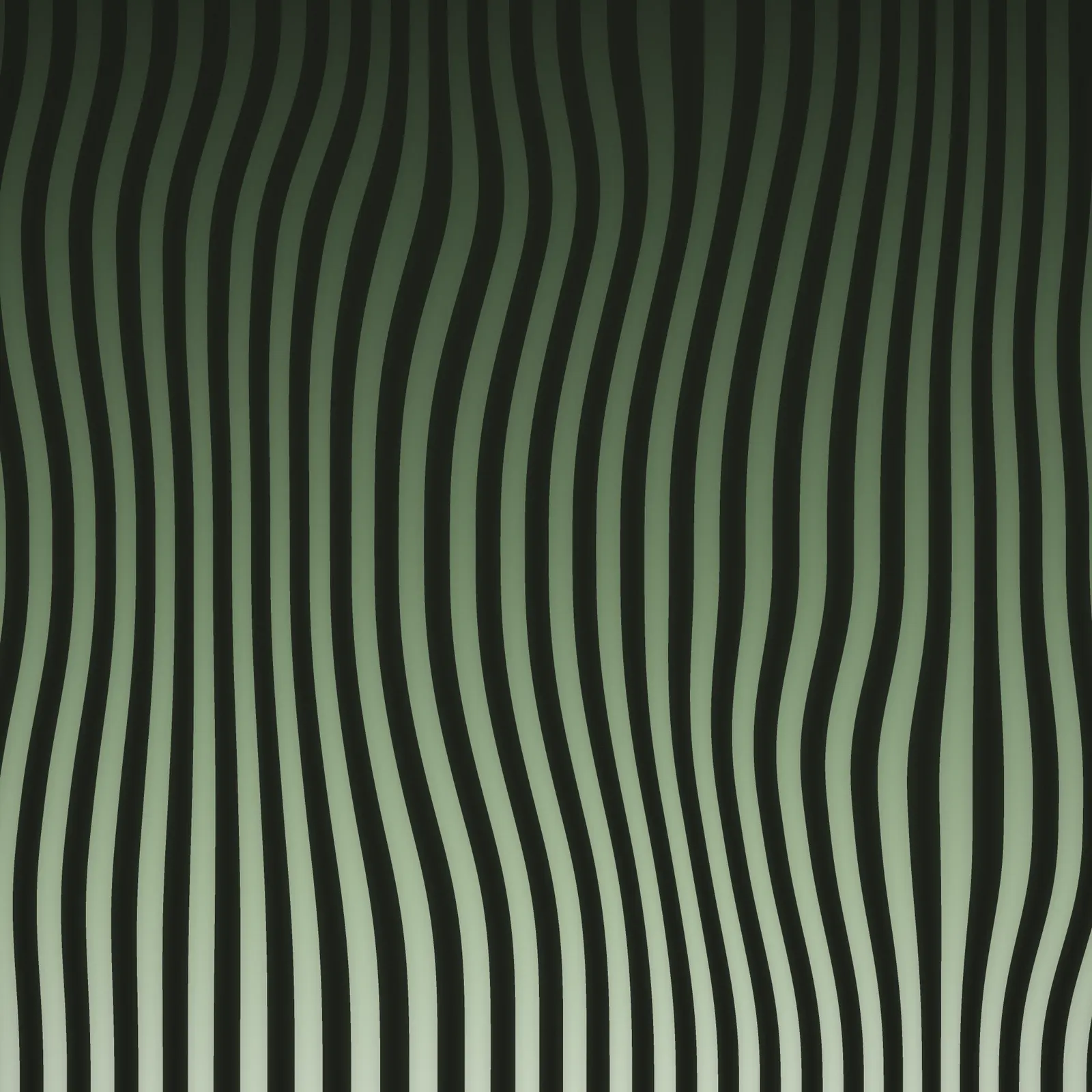 Sage kinetic bands, rendered in Generative. A repeating pattern built to be looked at closely.