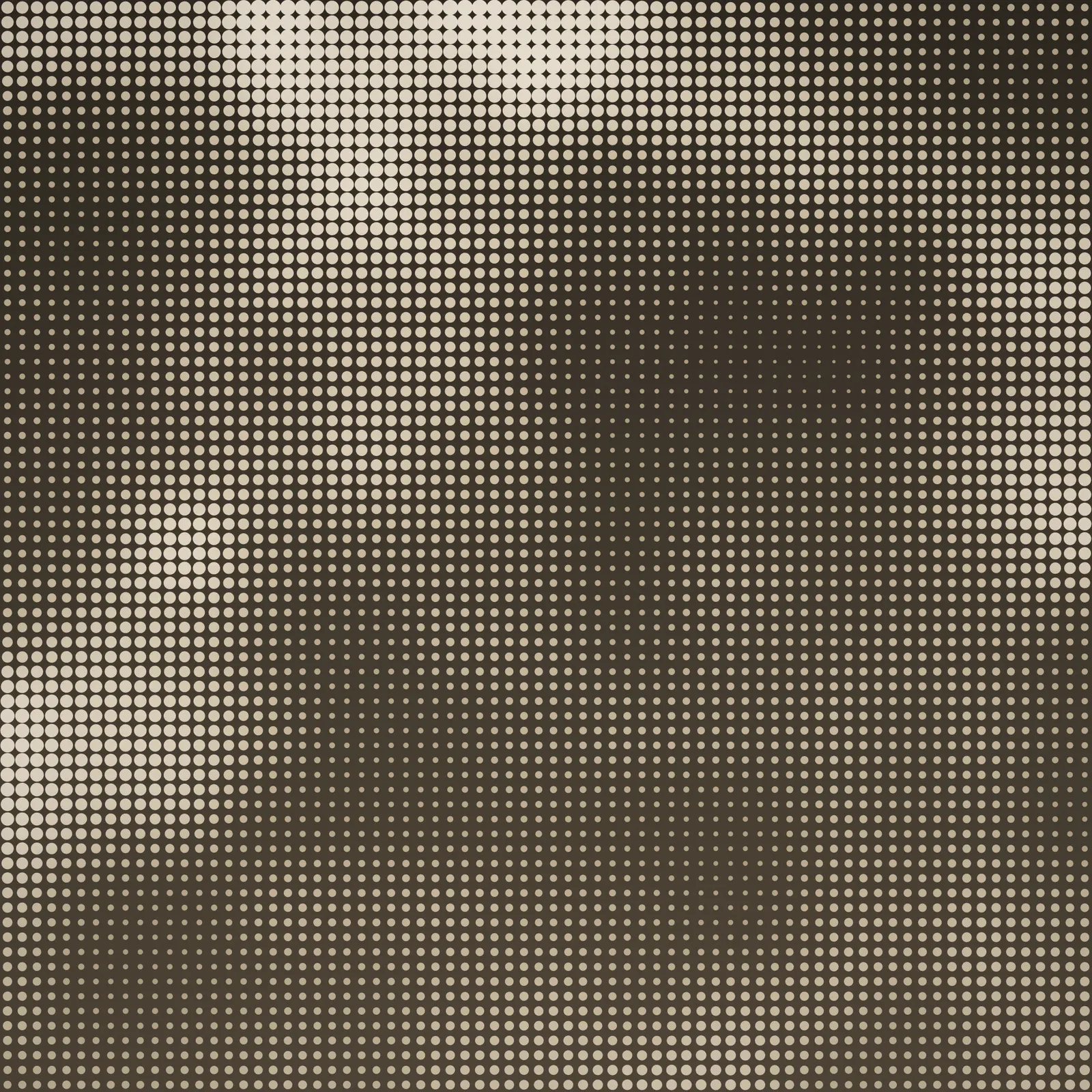 Sand halftone gradient, rendered in Generative. A repeating pattern built to be looked at closely.
