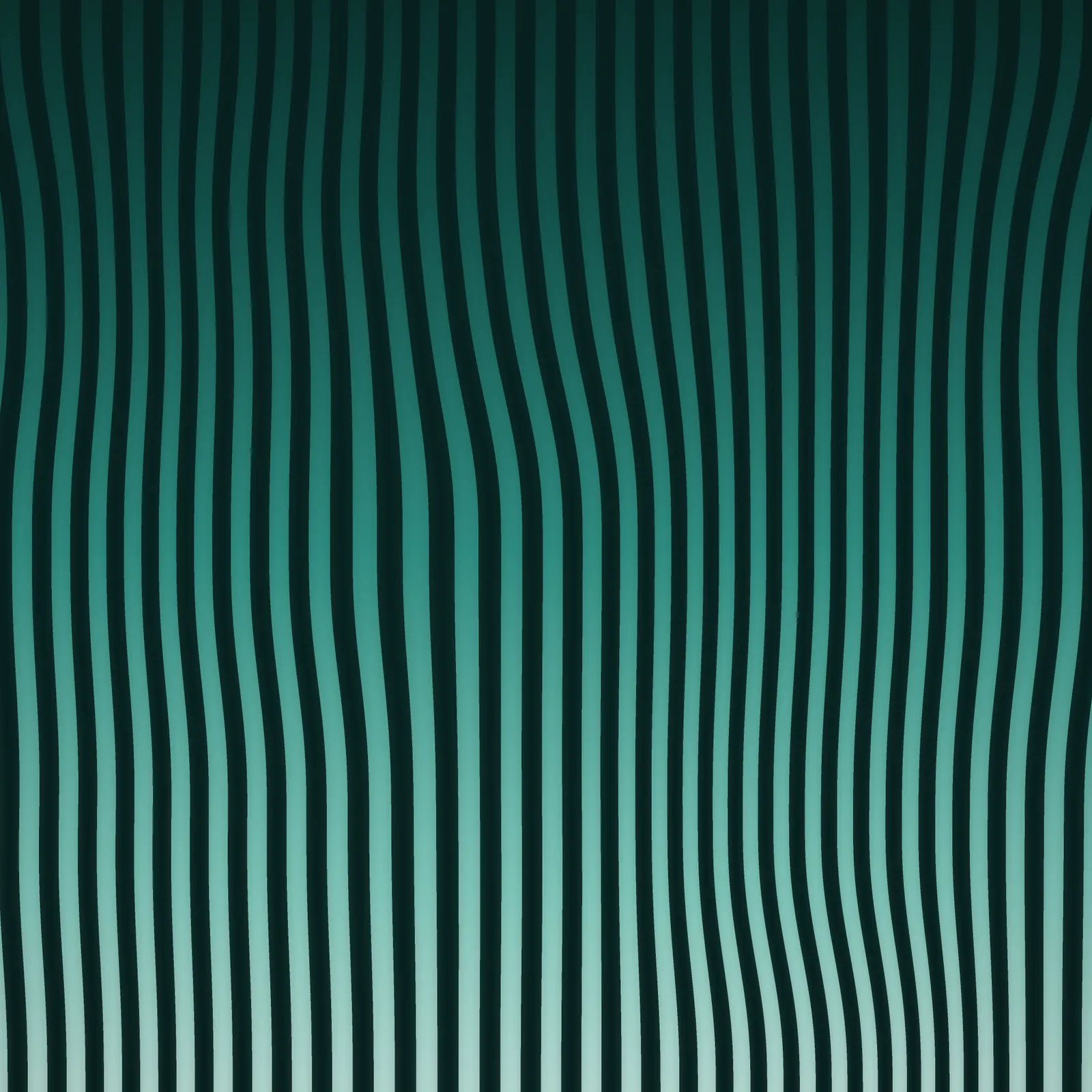 Teal bending stripes, rendered in Generative. A repeating pattern built to be looked at closely.